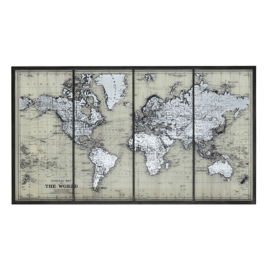World Map paper wall mural