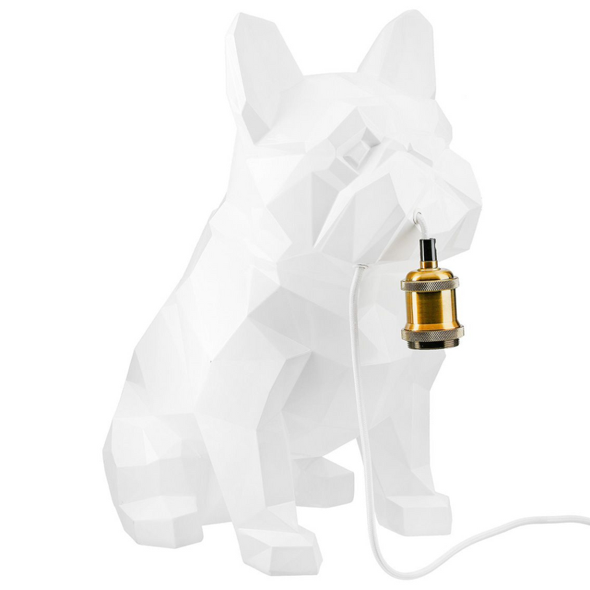 French Bulldog műgyanta asztali lámpa