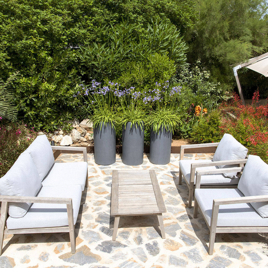 Klax stone flower pot Ø40