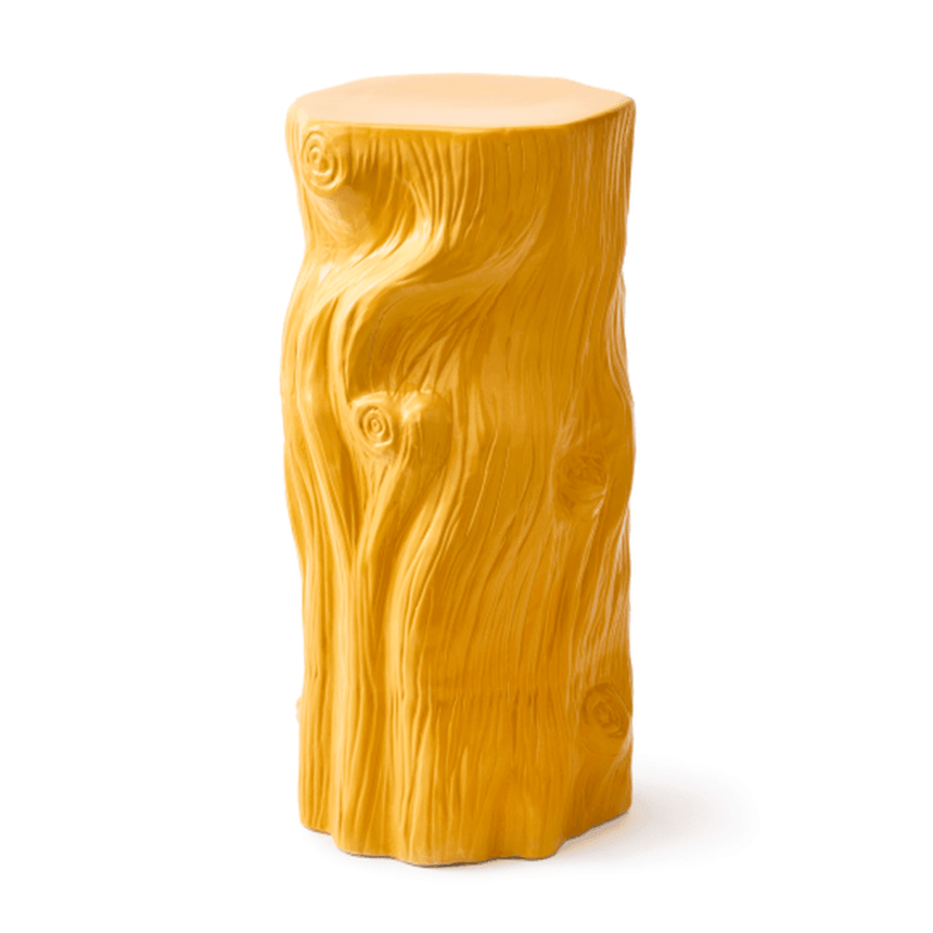 Tree Trunk Ceramic Side Table