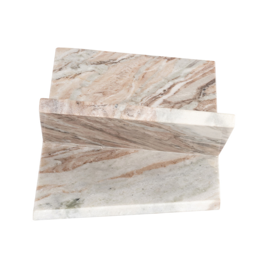 Fancy marble bookcase