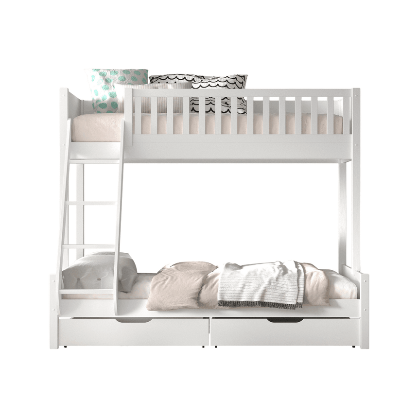Scott 95LA wooden bunk bed with bed linen holder