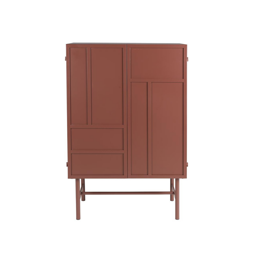 Faces wooden cabinet