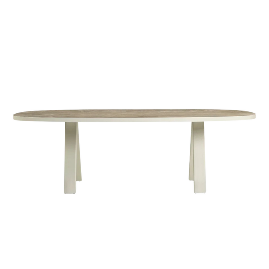 Esedra kerti étkezőasztal