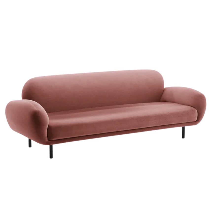 Poppy 3 személyes bársony kanapé