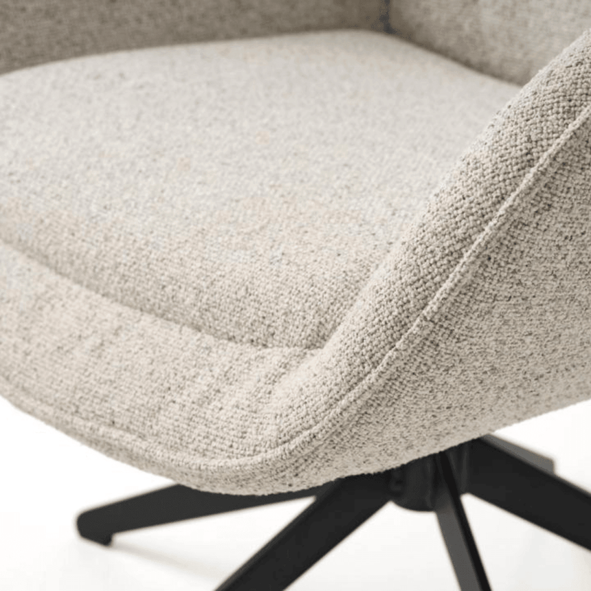 Lynn szövet forgó fotel - Dutch Home