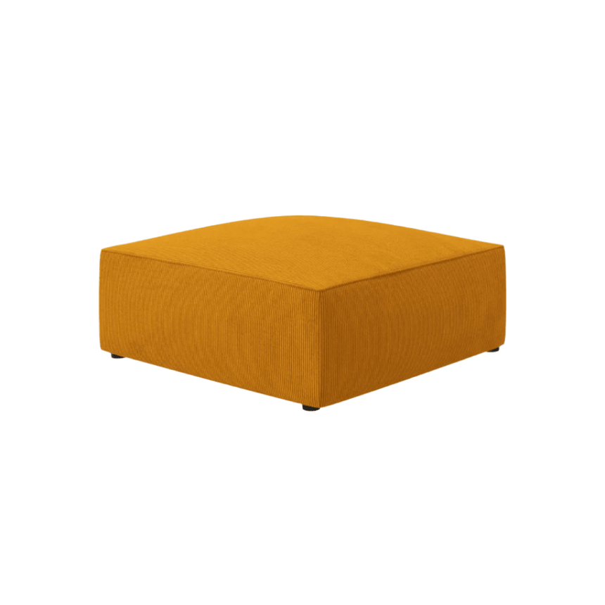 Ruby corduroy pouf