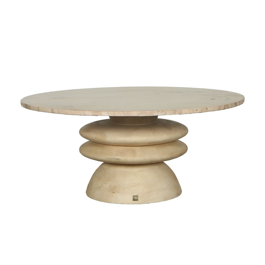 Noa wooden bedside table