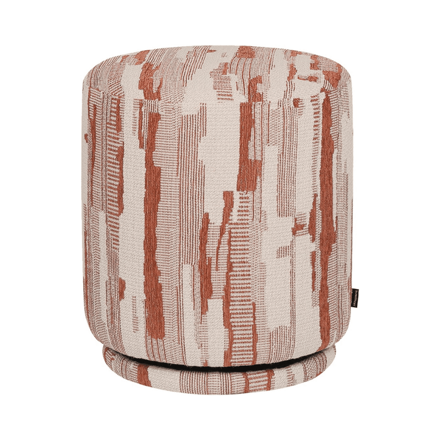 Madison fabric swivel pouf