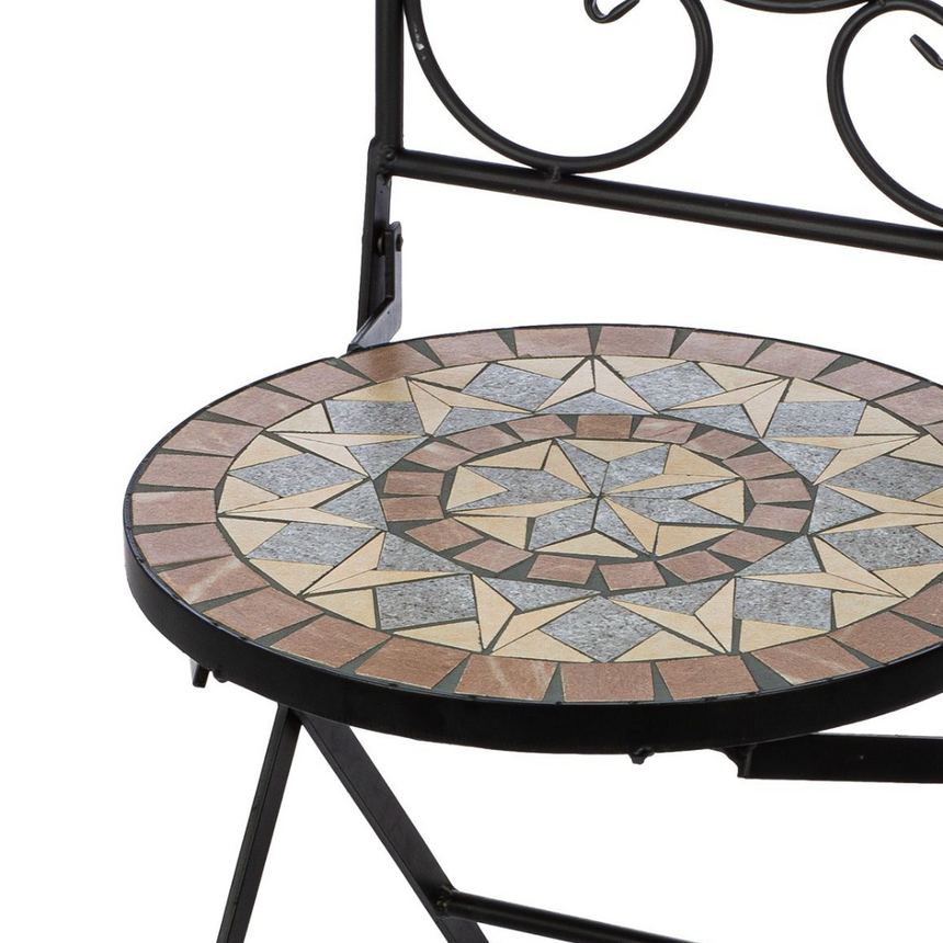Mosaic fém kerti bisztró szett