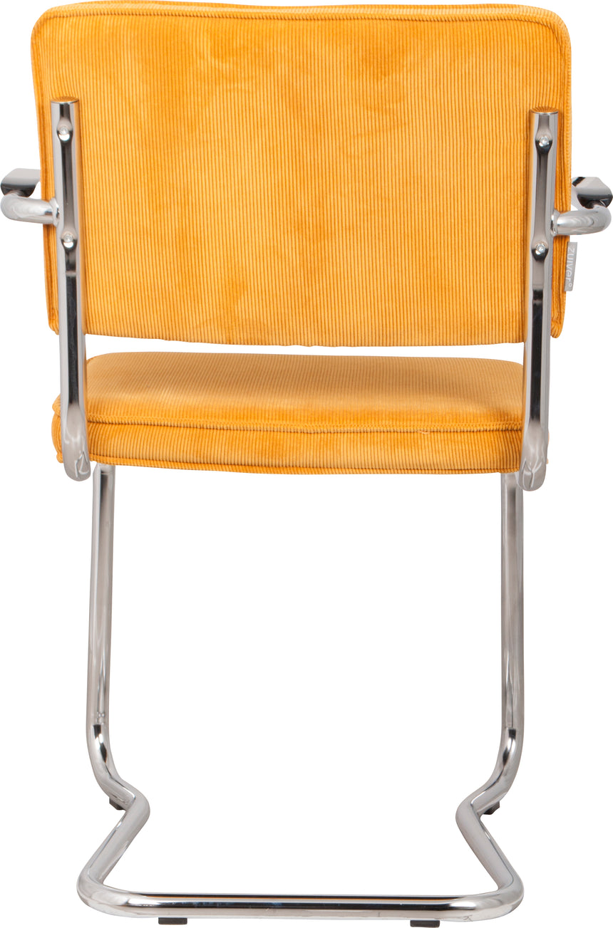 Ridge Kink Rib karfás kordbársony szék