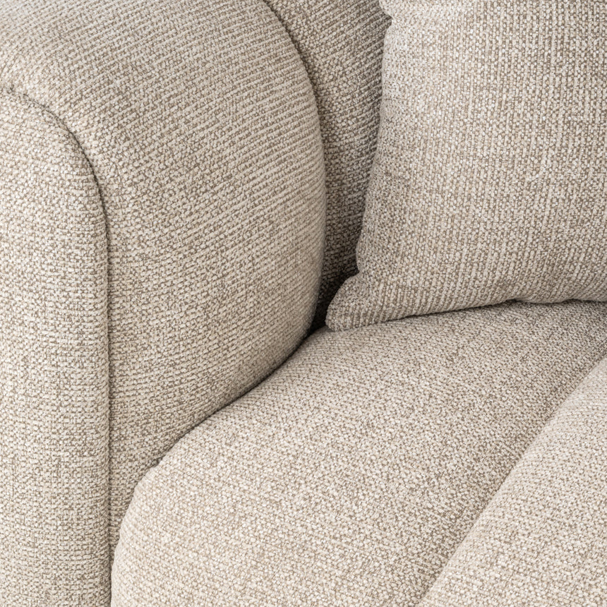 Novaro kanapé – Lounge kivitel jobbos, Natural fancy szövet