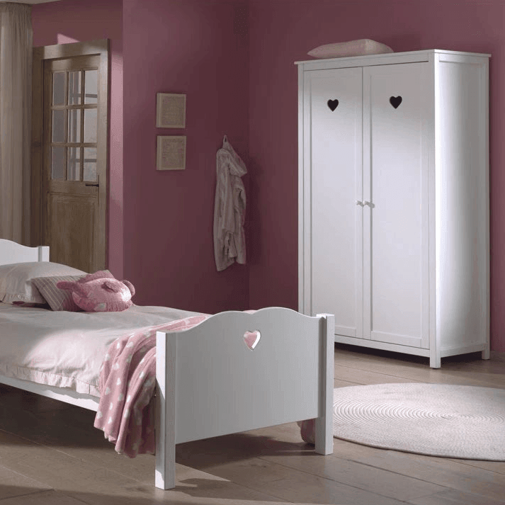 Amori 2-door wooden children's wardrobe
