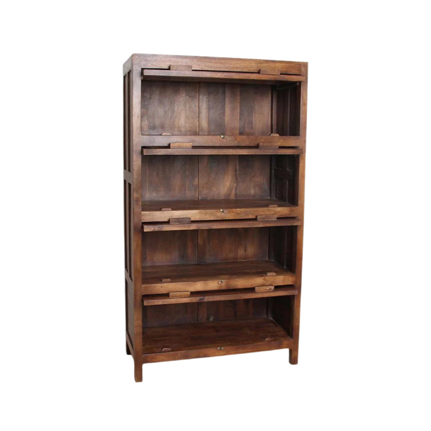 Library wooden cabinet 90x162