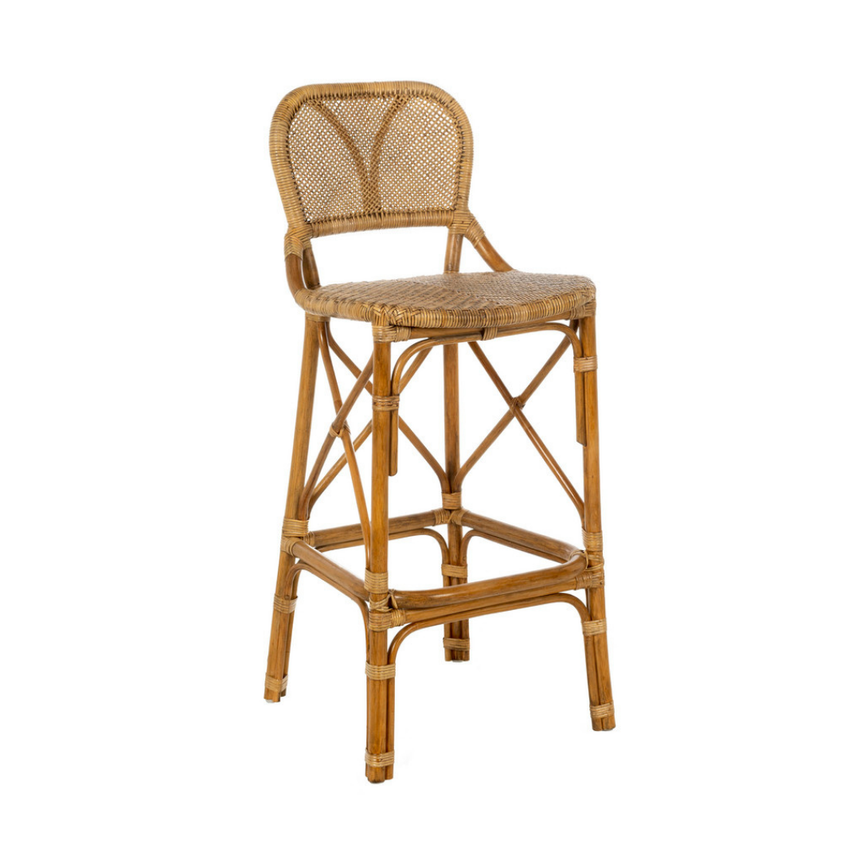 Arcade rattan bárszék