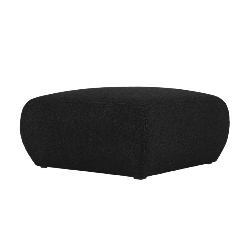 Molino bouclé pouf 75x75