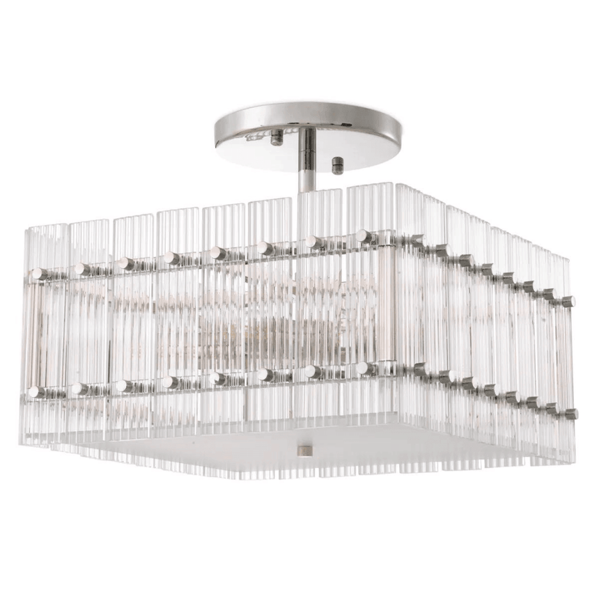 Ruby Square glass ceiling lamp