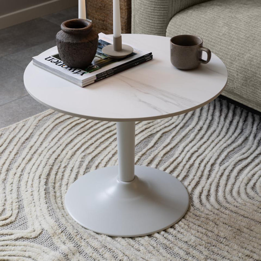 Malta ceramic coffee table Ø60