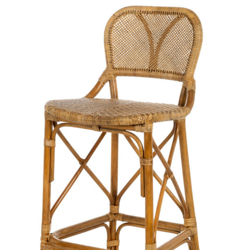 Arcade rattan bárszék