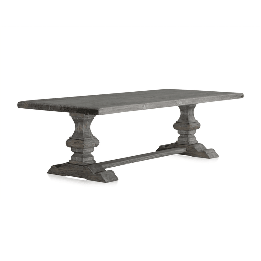 Column wooden dining table 220x105