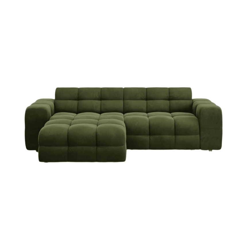 Kendal balos bársony sarokkanapé 256x173