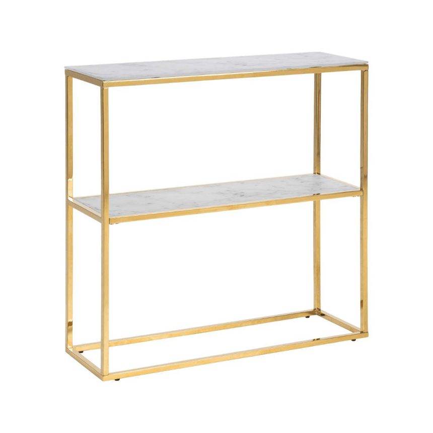 Alisma glass console table