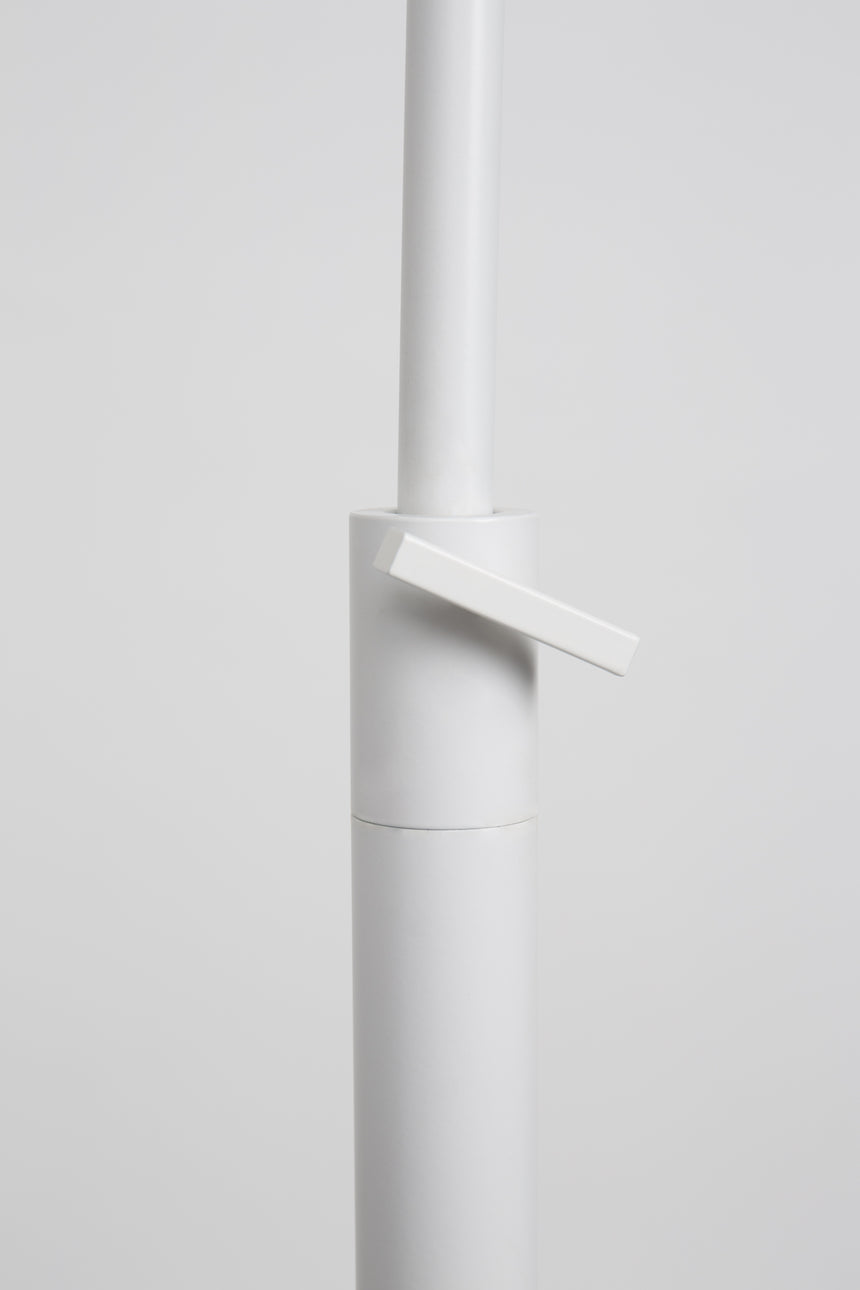 Arc fabric floor lamp