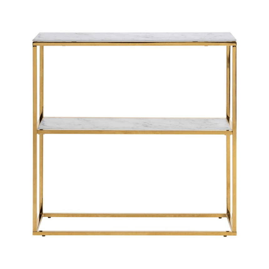 Alisma glass console table