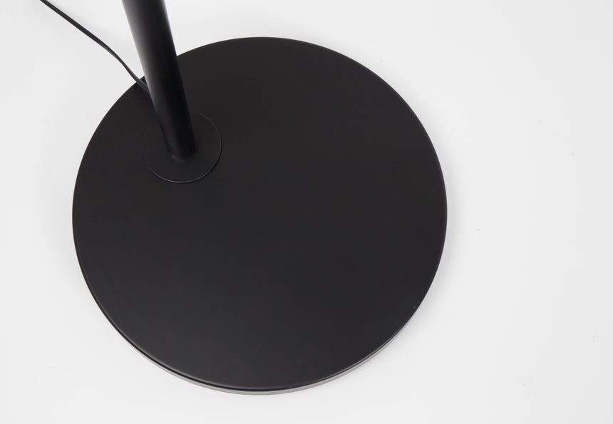 Arc fabric floor lamp