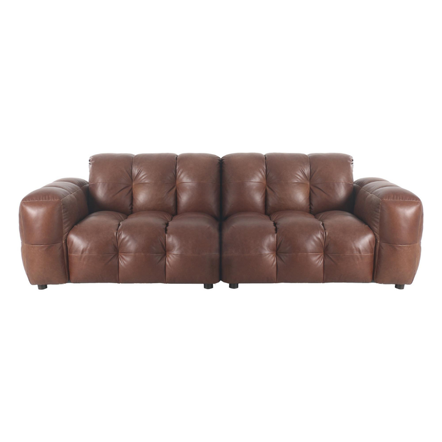 Hackman 3-seater leather sofa