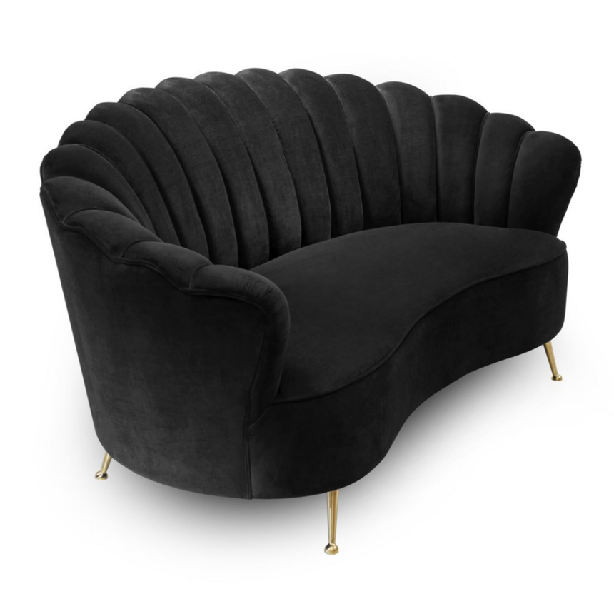 Katy 2 személyes bársony kanapé