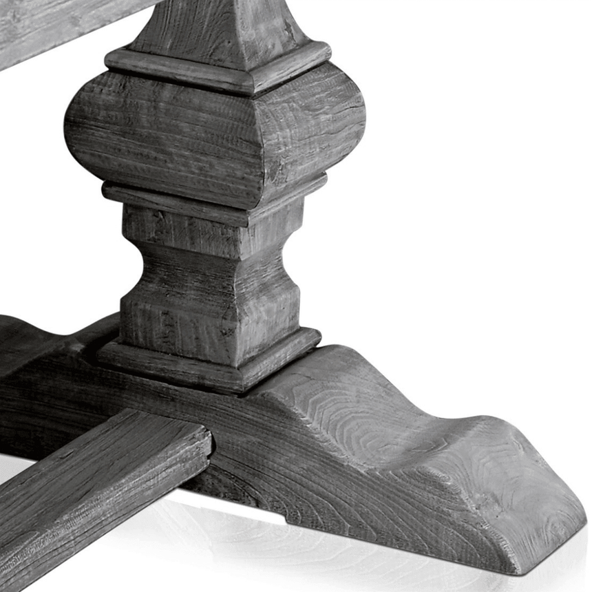 Column wooden dining table 180x90