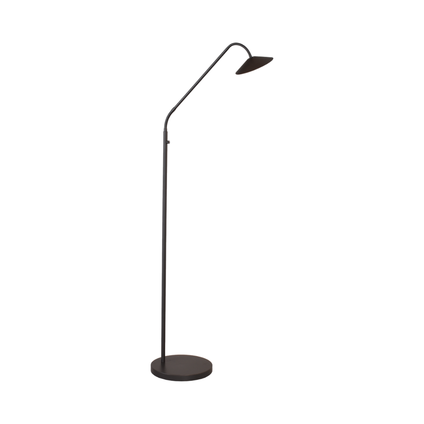 Ceppo metal floor lamp with black frame 150
