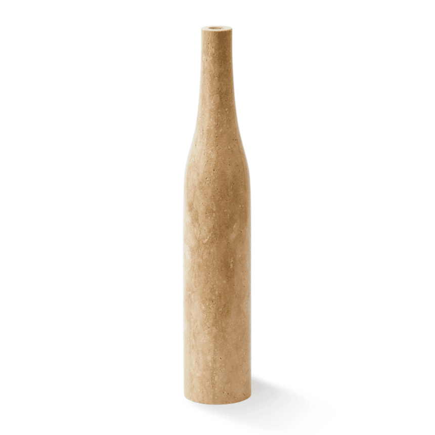 Heritage Bottle marble candle holder