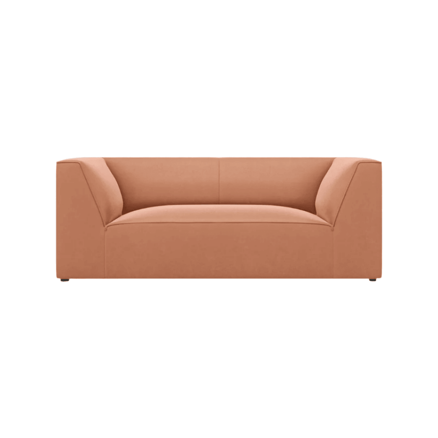 Ruby 2-seater velvet sofa