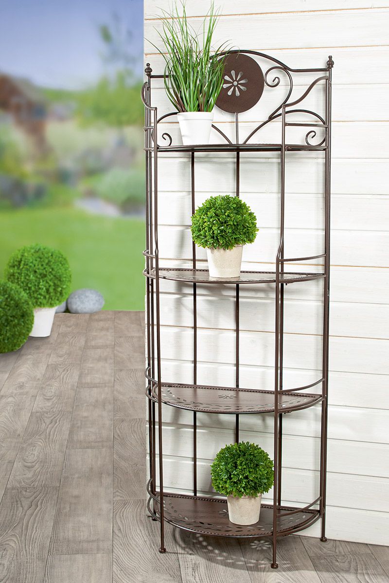 Fiore fém kerti polc