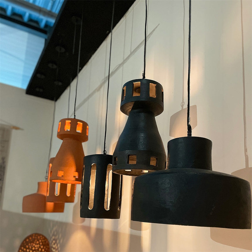 Terra Long Ark agyag függőlámpa