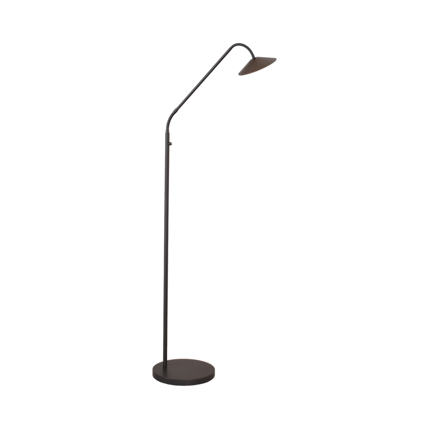 Ceppo metal floor lamp with black frame 150