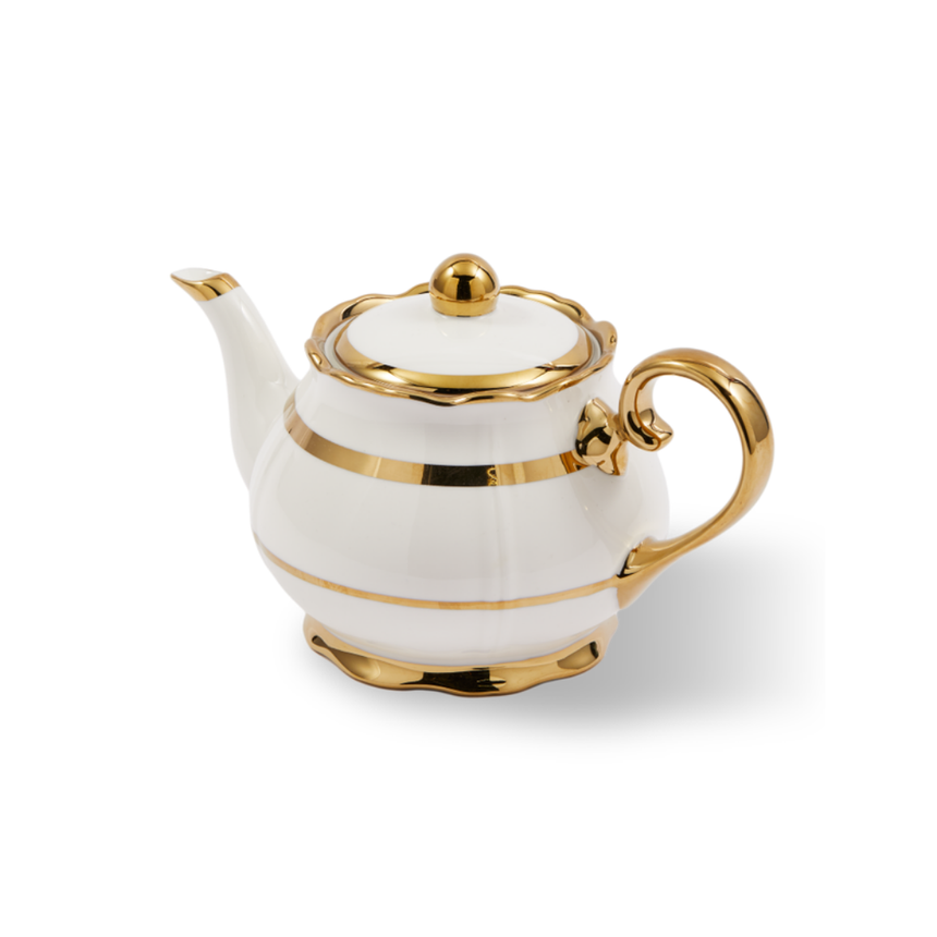 Golden Finds porcelán teáskanna