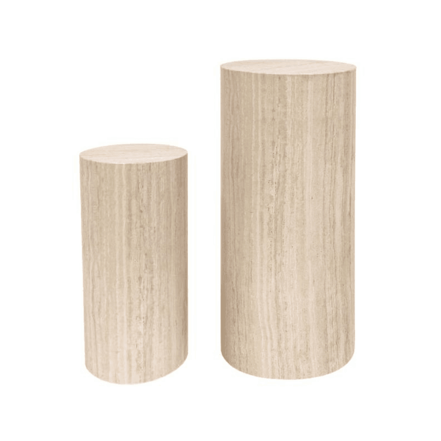 Dice limestone effect column set