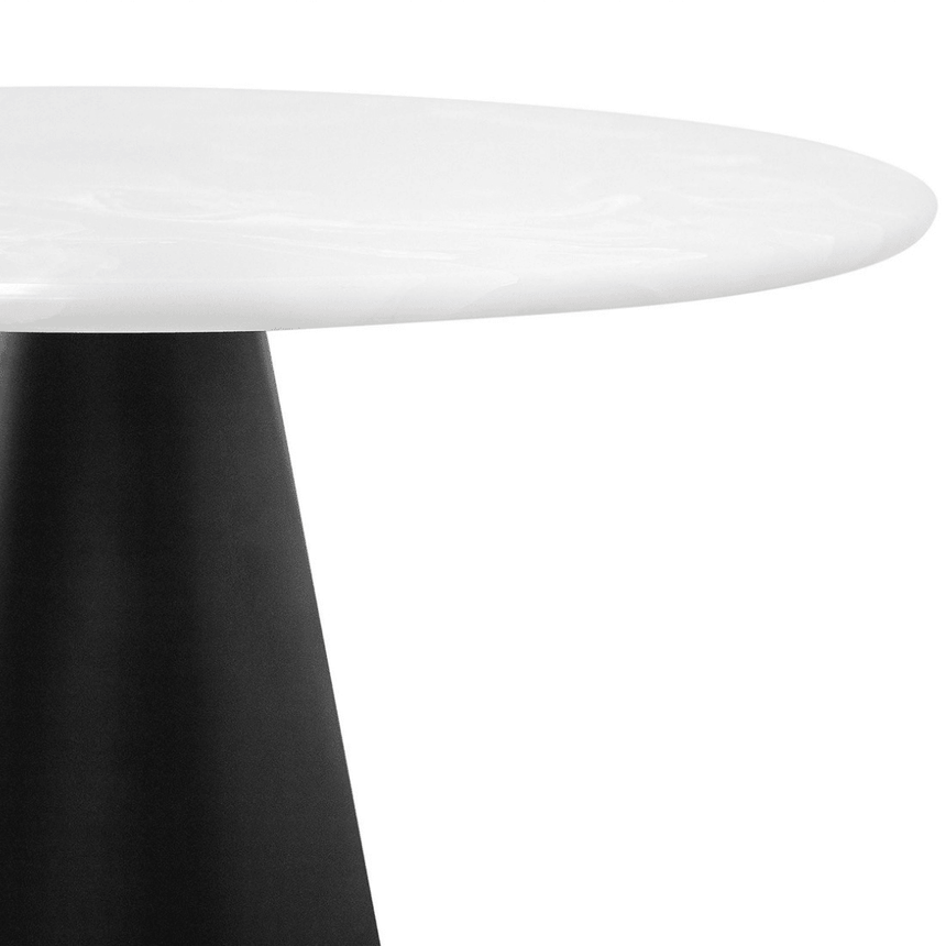 Cone marble coffee table