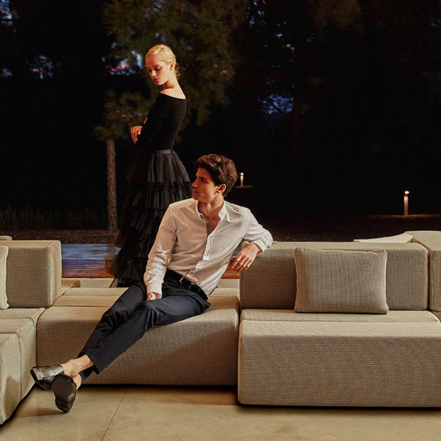 Tablet moduláris kerti kanapé