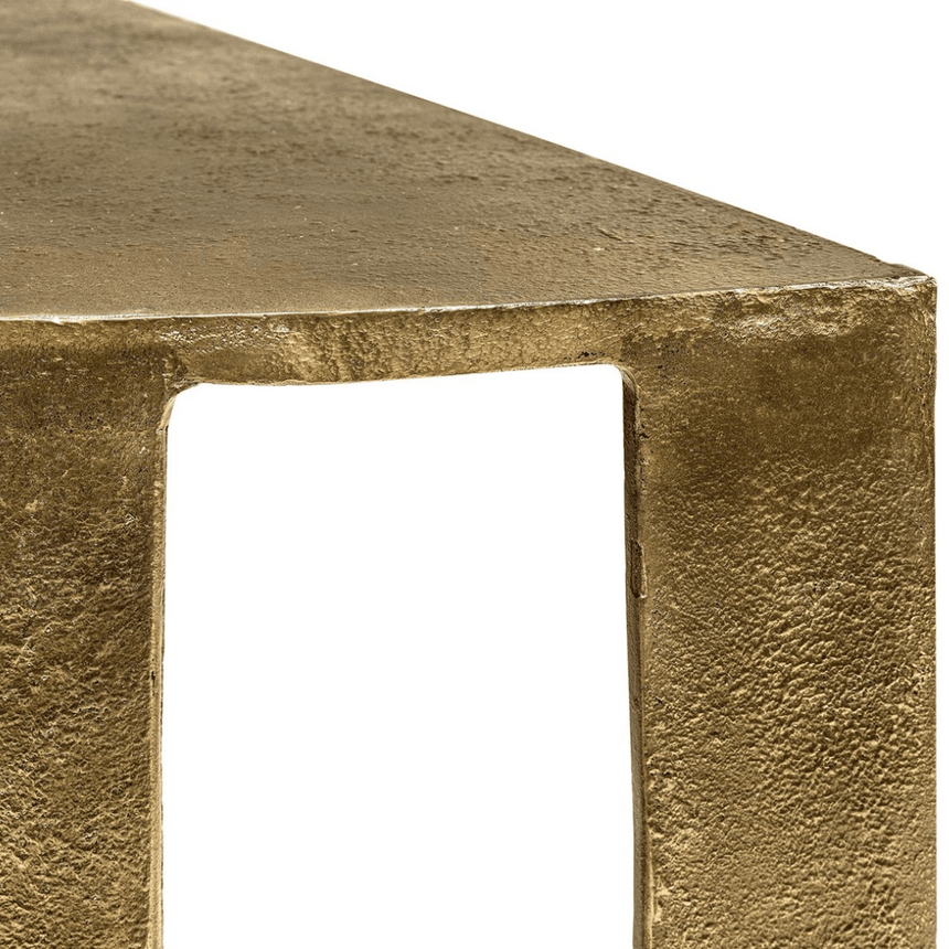 Savage metal console table