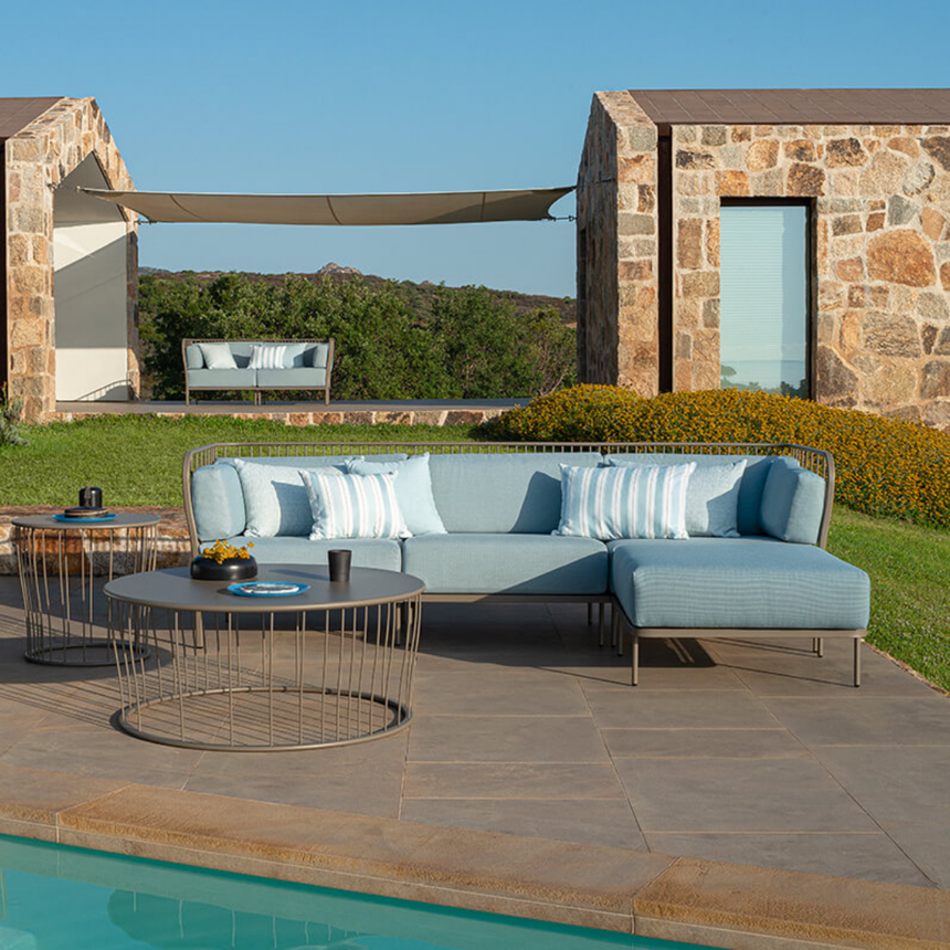 Cannolè szövet kerti puff