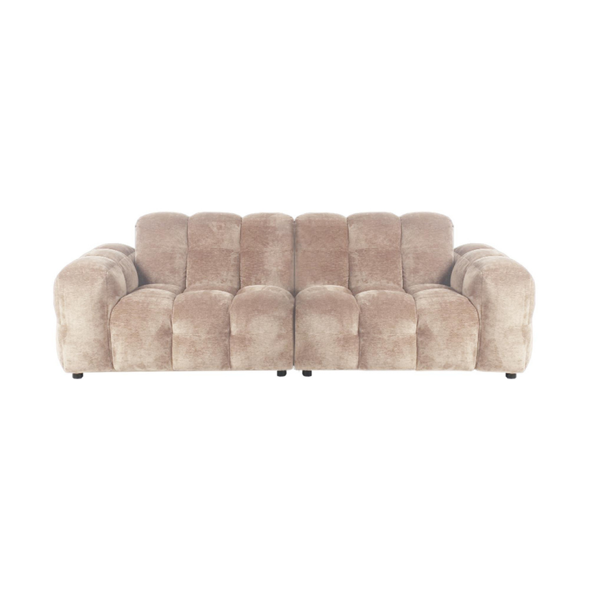 Hackman 3-seater suede sofa