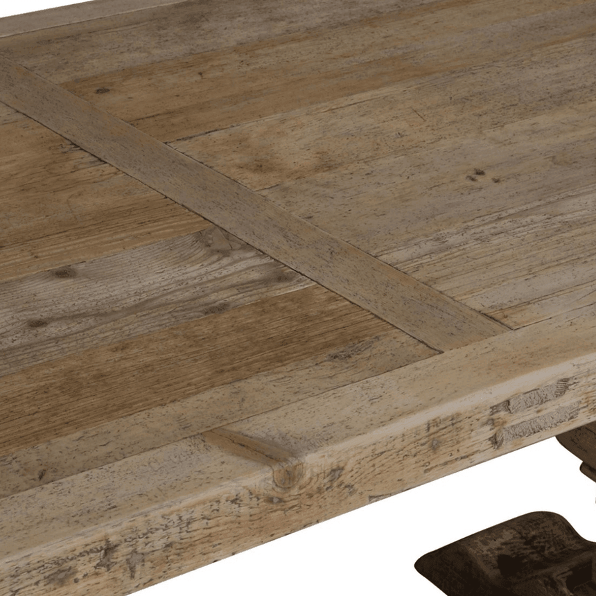 Column wooden dining table 180x90