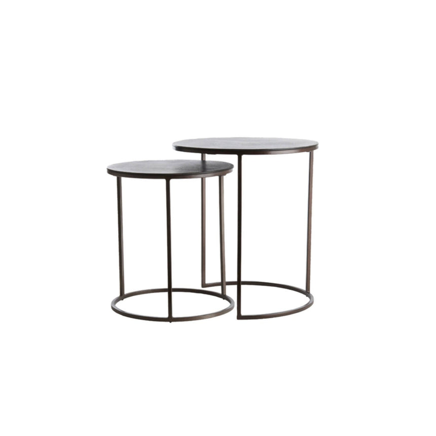 Talca fém lerakóasztal szettben Ø49