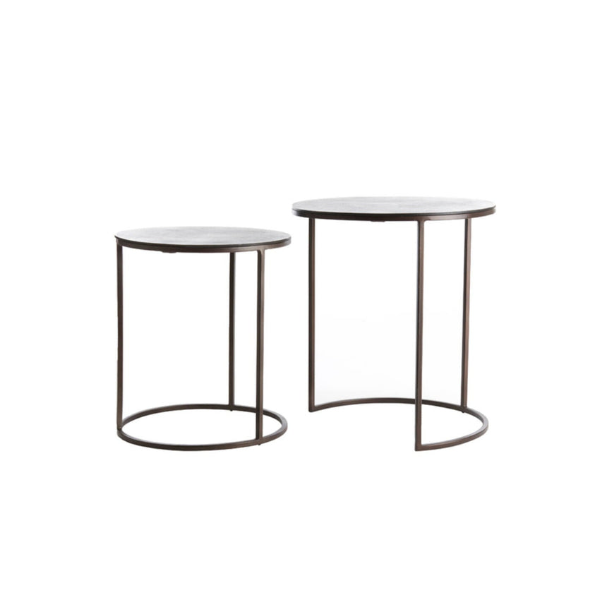 Talca fém lerakóasztal szettben Ø49