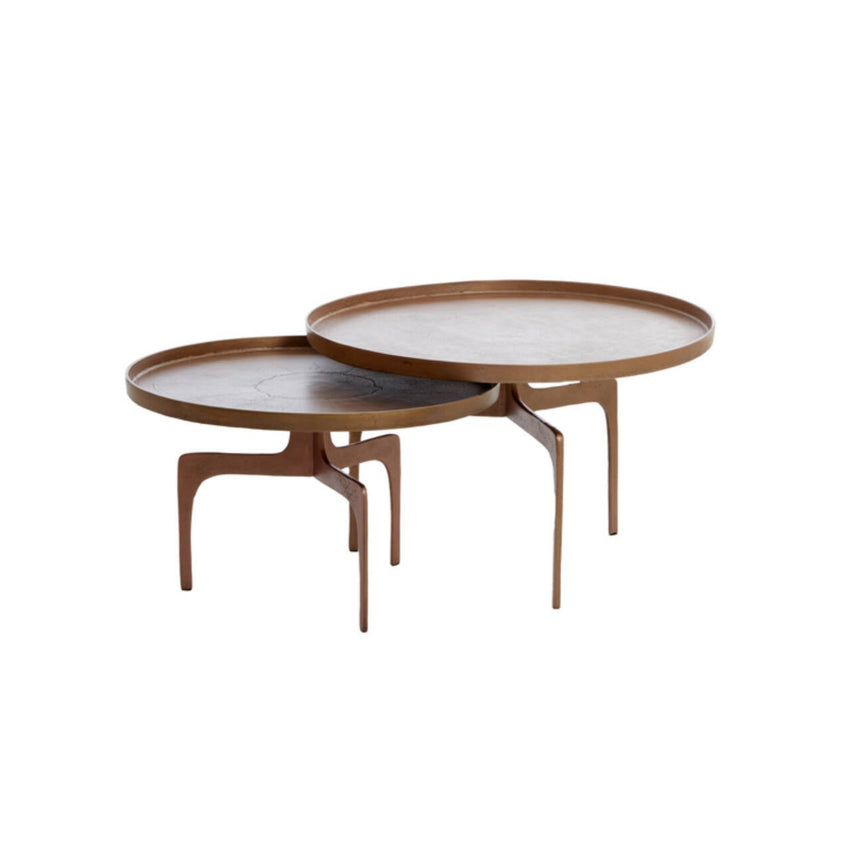 Yellow wooden dining table