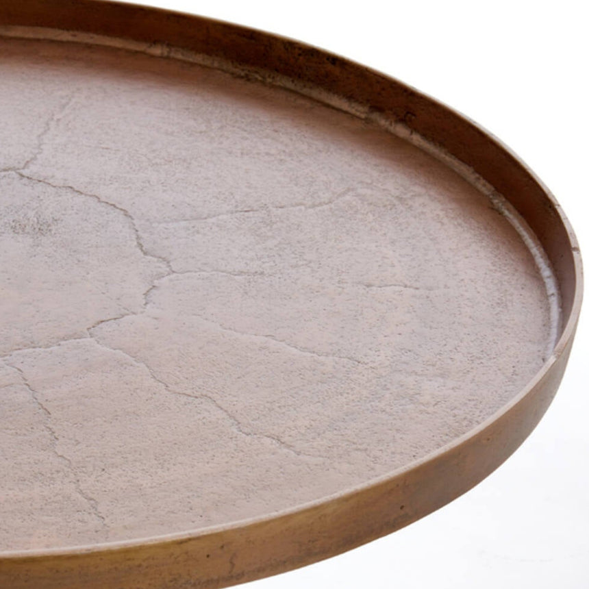 Yellow wooden dining table